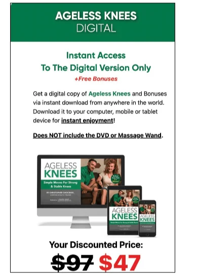 Ageless Knees™ Pricing